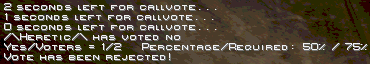 CallVote timed out